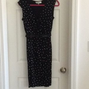 Jones Studio black polka dot Dress